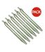 Pack Of 6  V Shape Tent Pegs  One Size Steel High Peak-1