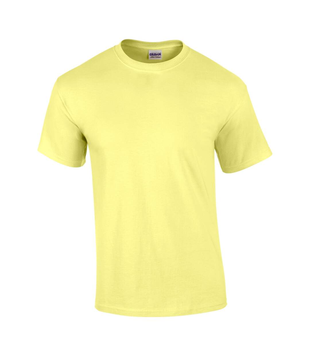 T-shirt homme jaune Gildan