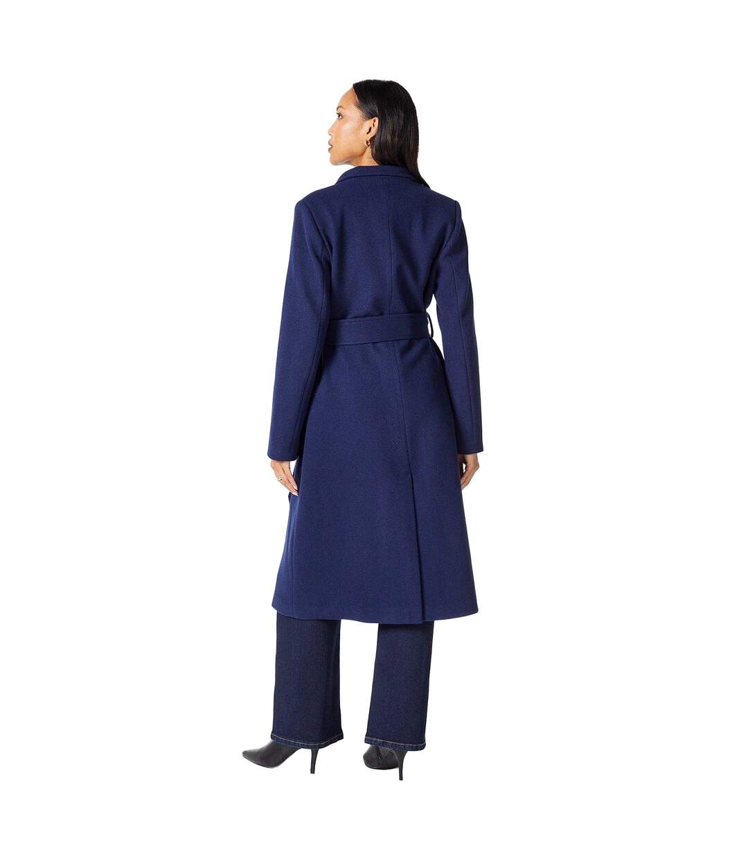 Manteau femme bleu marine Principles-2