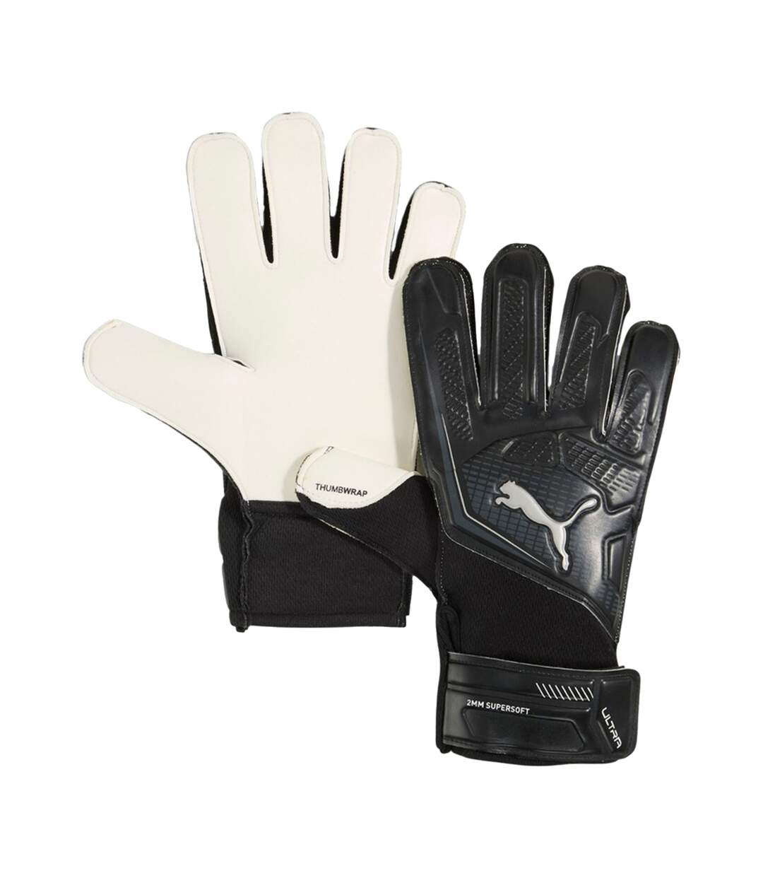 Gants de gardien de but ultra play unisexe adulte noir / argenté Puma Puma