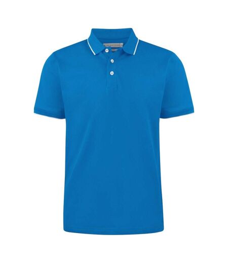Mens Greenville Regular Polo Shirt Bright Blue James Harvest