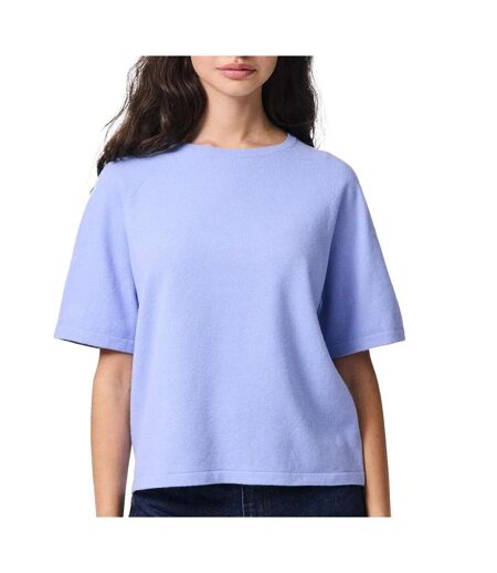 T-Shirt bleu femme pices knit