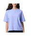 T-Shirt bleu femme pices knit-1