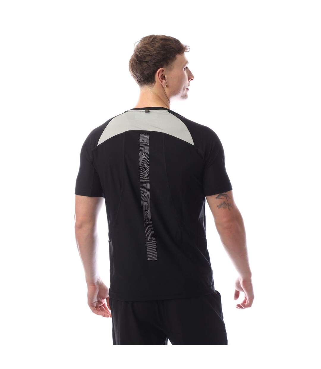 T-shirt System Homme Noir Cruyff-3