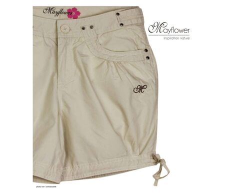 Mode Directe SE1163S : Short en coton sable pour un confort estival absolu