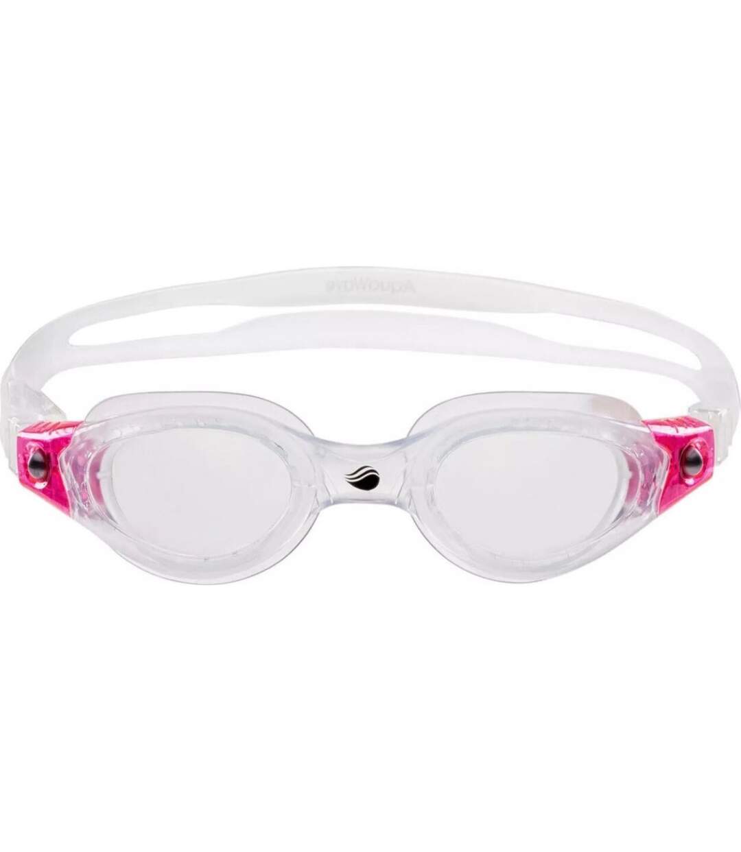 Unisex Adult Visio Transparent Swimming Goggles Transparent Pink Aquawave-2