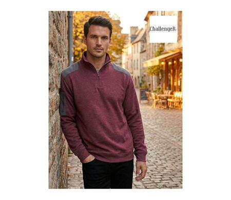 Sweat-shirt Col Montant Zippé Prodige2 Confort Sportswear