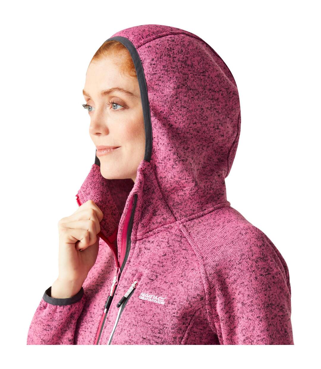 Veste Polaire Newhill Femme Flamant Rose Gris Phoque Regatta-2