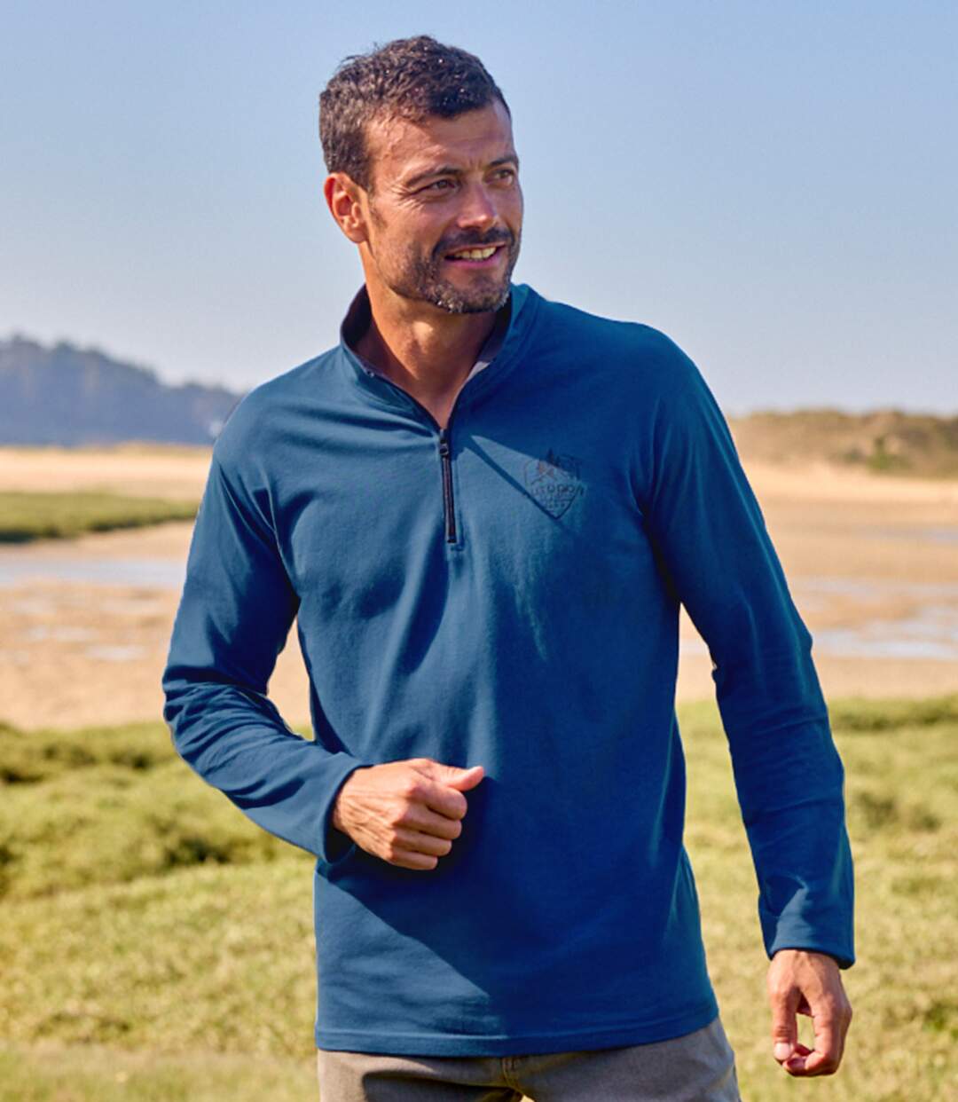 Lot de 2 Sous-Pulls Coton Col Zippés-3
