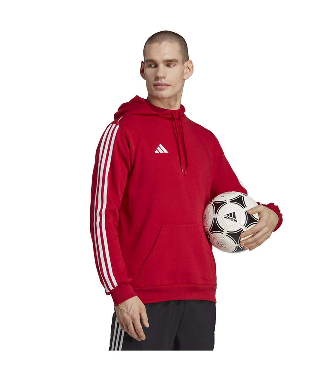 Sweat À Capuche Tiro Homme Rouge Adidas-1
