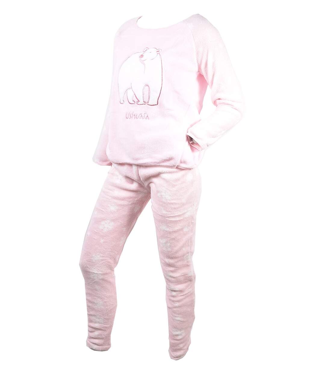 Pyjama Femme USHUAIA USHR006 ROSE-2