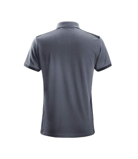 Snickers Mens AllroundWork Short Sleeve Polo Shirt (Steel Gray/Black)