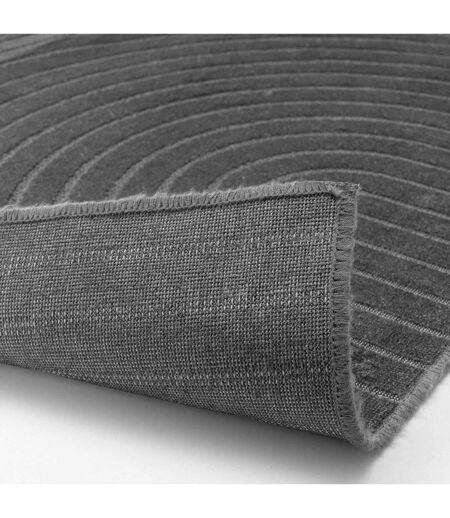 Tapis Déco Imprimé Géode 140x200cm Anthracite