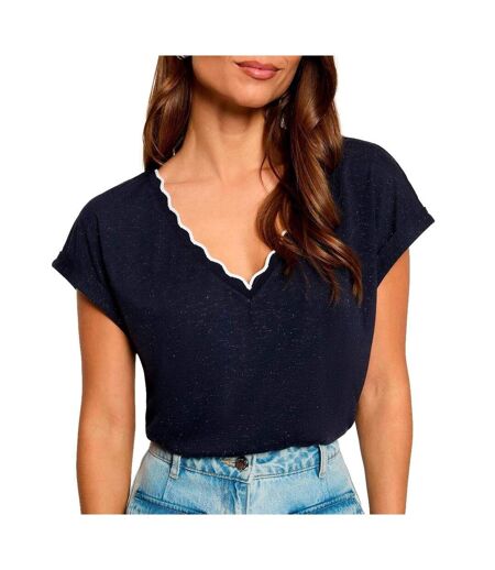 T-Shirt marine femme morgan diana