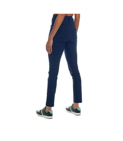 Pantalon femme bleu marine foncé Island Green