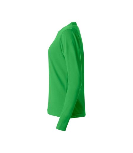 T-shirt Basic Femme Vert Pomme Clique
