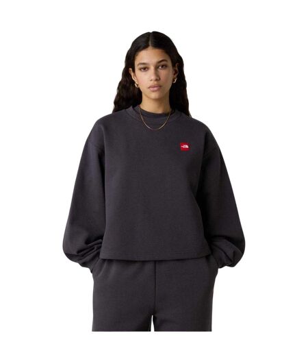 Sweat Motif/style Logo Rectangulaire Femme Noir Obsidien The North Face