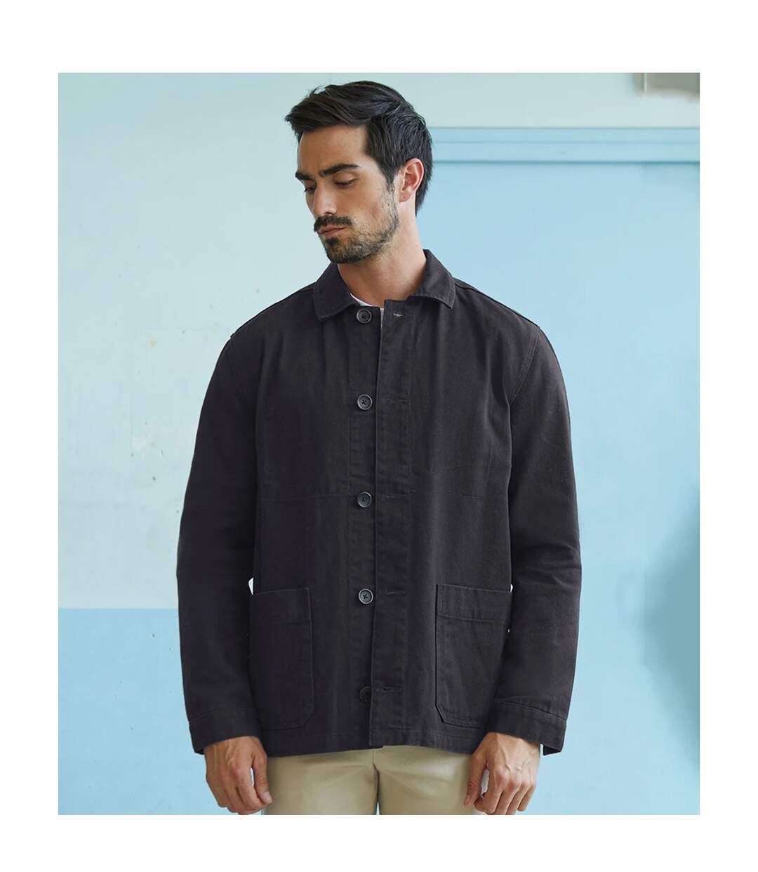 Veste Mael Utility Adulte Noir Sombre NEOBLU-1
