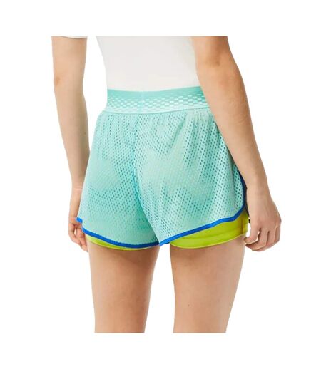 Short femme vert Lacoste