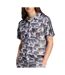 T-Shirt gris/noir femme adidas tiro aopshirt-1