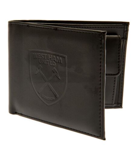 West Ham United FC Debossed Wallet (Brown) (One Size) - UTTA655