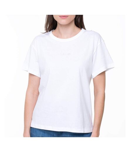 T-Shirt blanc femme pepe jeans pjl l nd