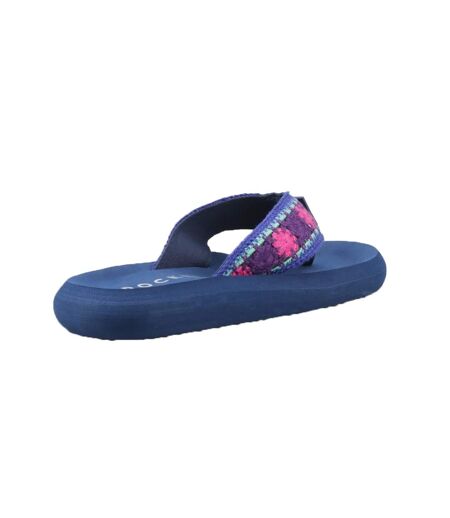 Womens/ladies Spotlight Marlow Embroidered Sandals Purple Multicoloured Rocket Dog