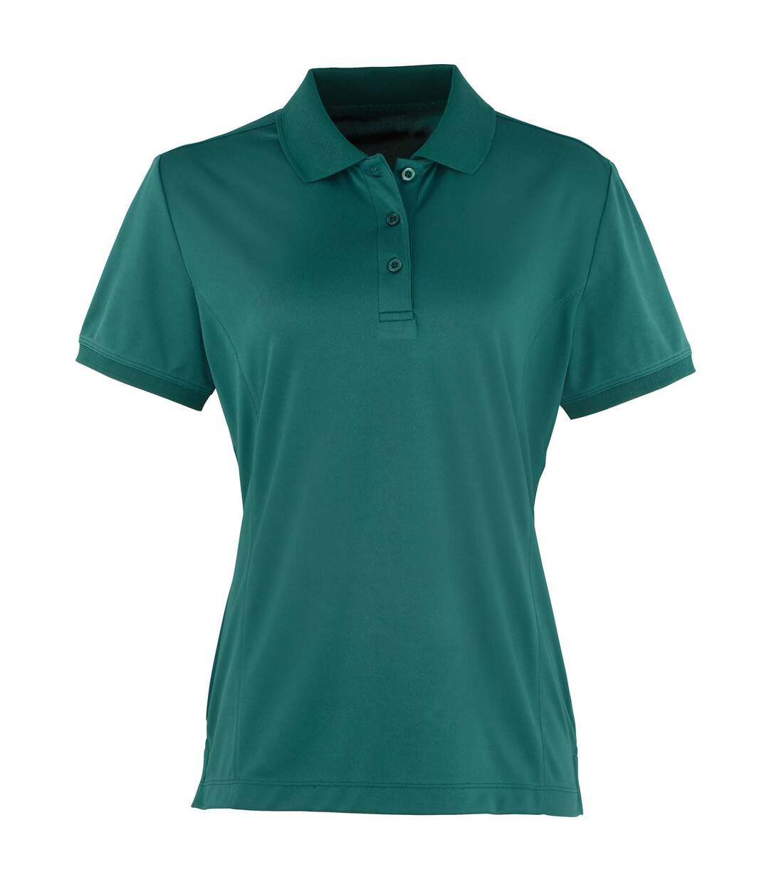 Coolchecker polo à manches courtes femme vert bouteille Premier