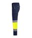 Pantalon Enix Homme Bleu Marine Jaune Fluo Roly Workwear-3