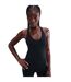 Womens/ladies Swoosh Tank Top Black Anthracite Smoke Grey Nike-2