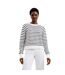 Pull Lillie Mozart Femme Blanc Bleu French Connection-3