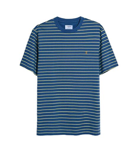 T-shirt Motif À Rayures Oakland Homme Gris Farah