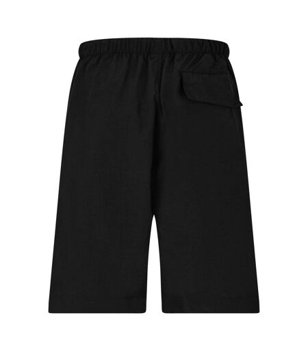 Mens nylon coloured drawstring shorts black Marcelo Burlon