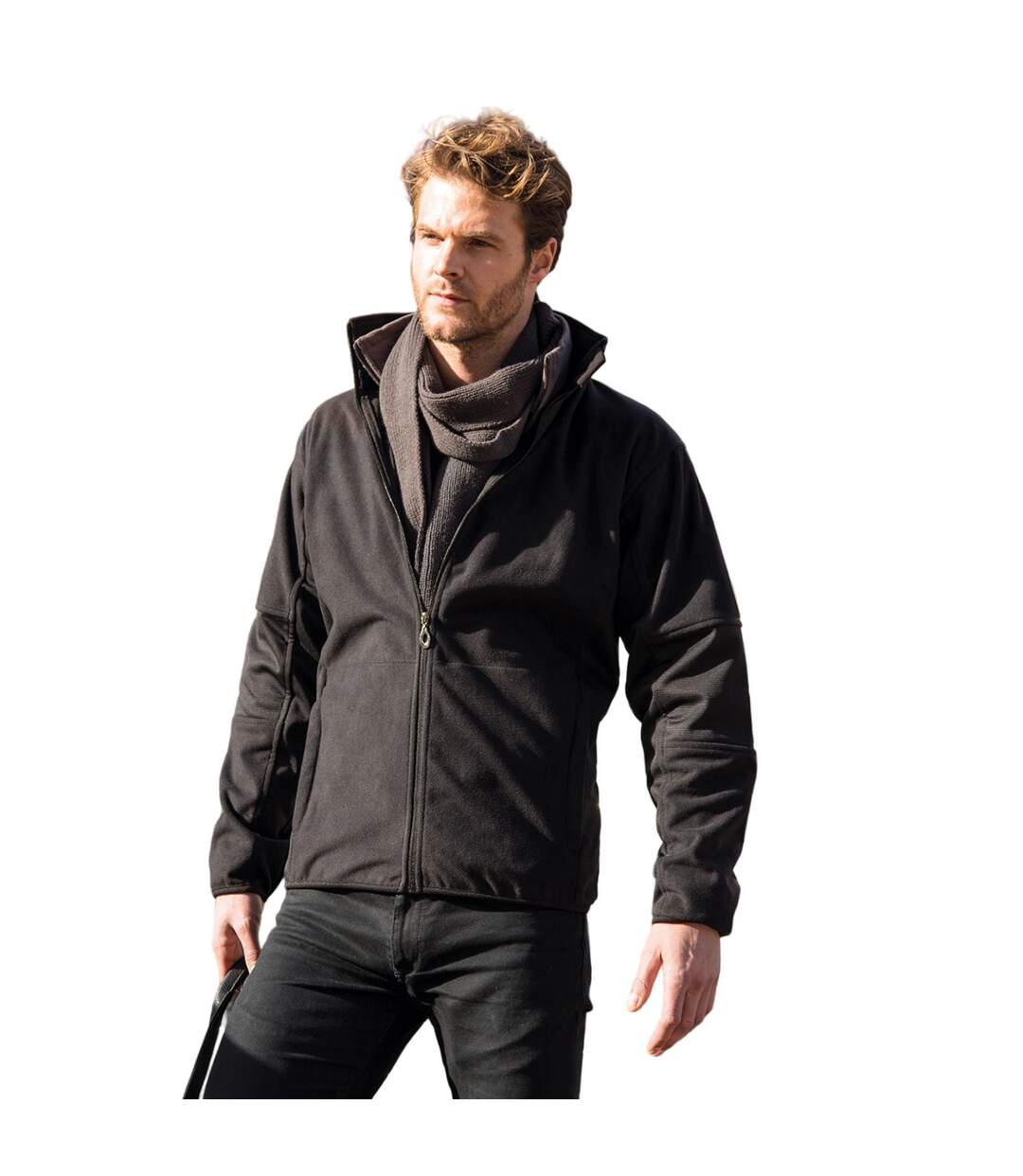 Mens osaka soft shell jacket black Result-2