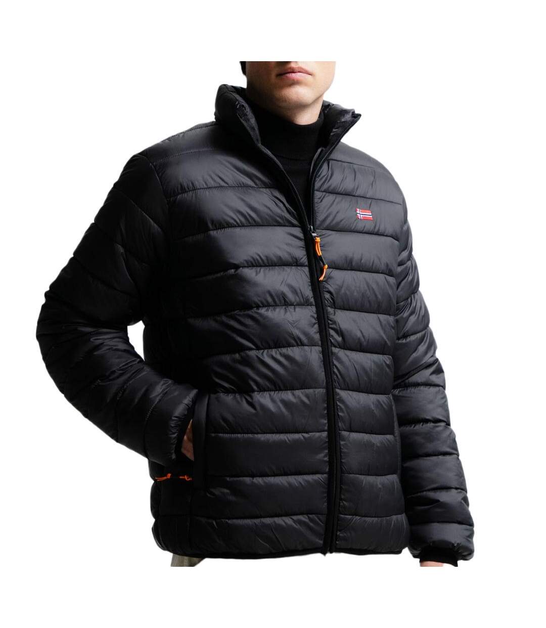 Doudoune noire homme geographical norway amigolor-1