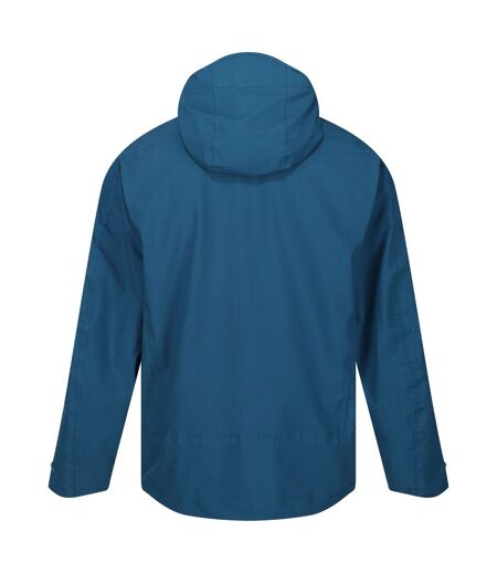 Veste imperméable okara homme bleu marocain / vert piquant Regatta