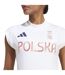 T-shirt Olympic Poland Femme Blanc Adidas-4