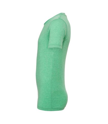 Canvas Mens Triblend Crew Neck Plain Short Sleeve T-Shirt (Green Triblend) - UTBC2596