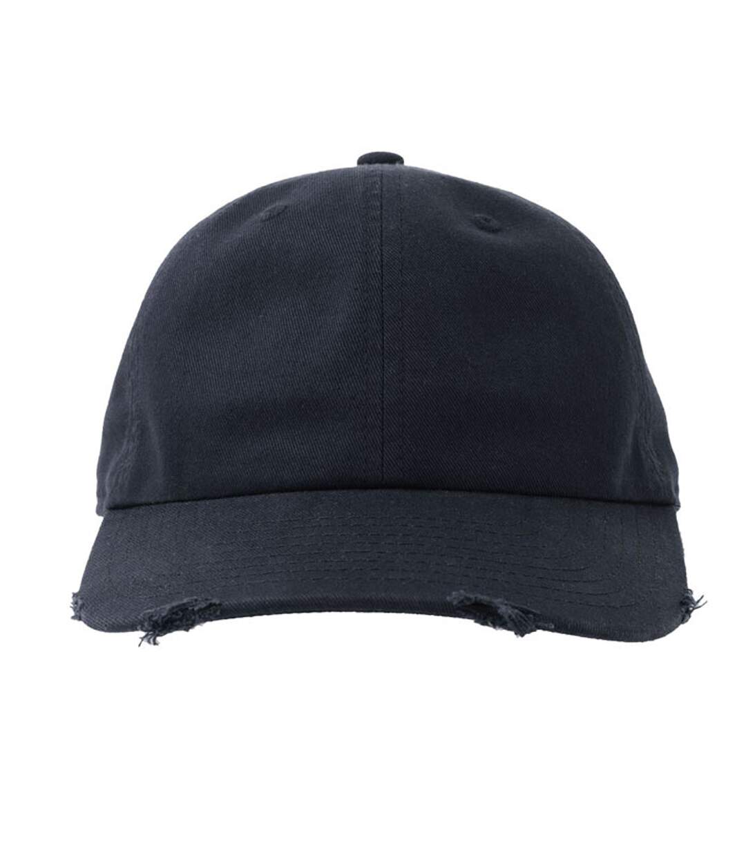 Casquette Destroyed-s Bleu Marine Atlantis Headwear-1