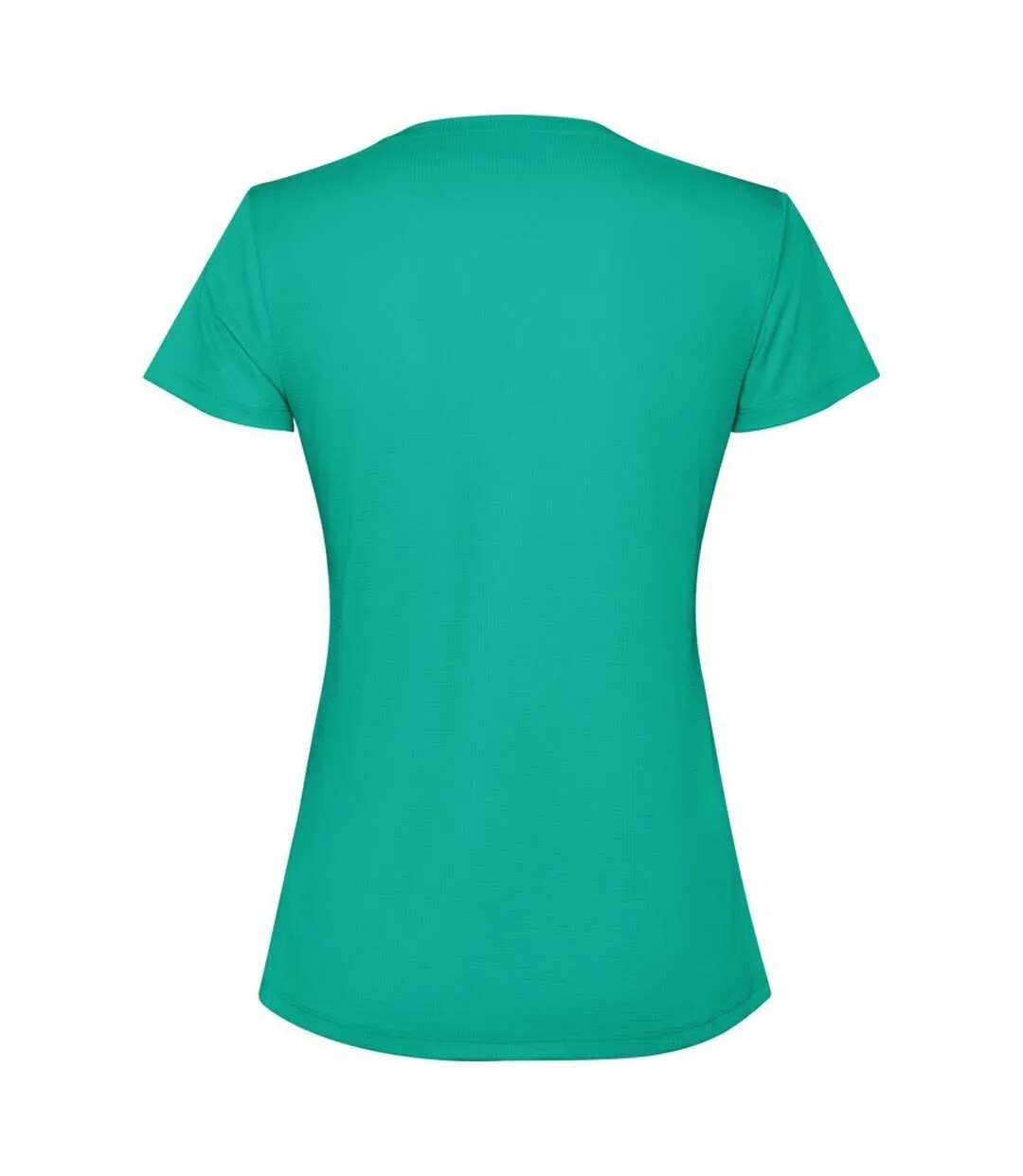 Womens/ladies Estoril Short-sleeved T-shirt Jade Green Roly-2