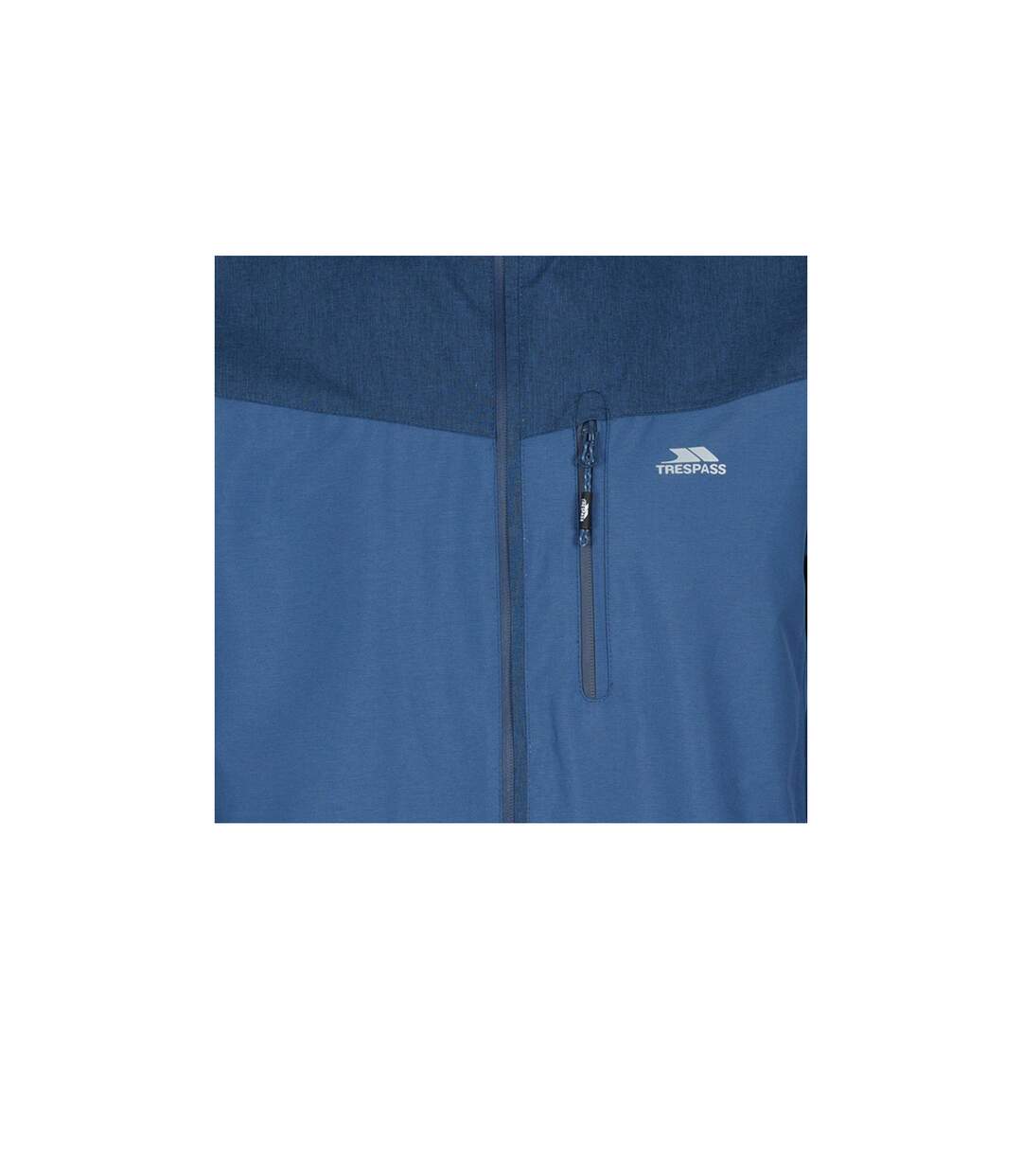 Mens marlow jacket smokey blue marl Trespass-3