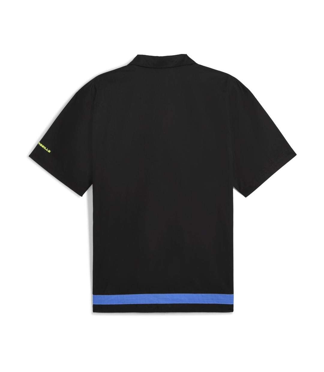 OM chemise noire homme puma faster woven shirt-2