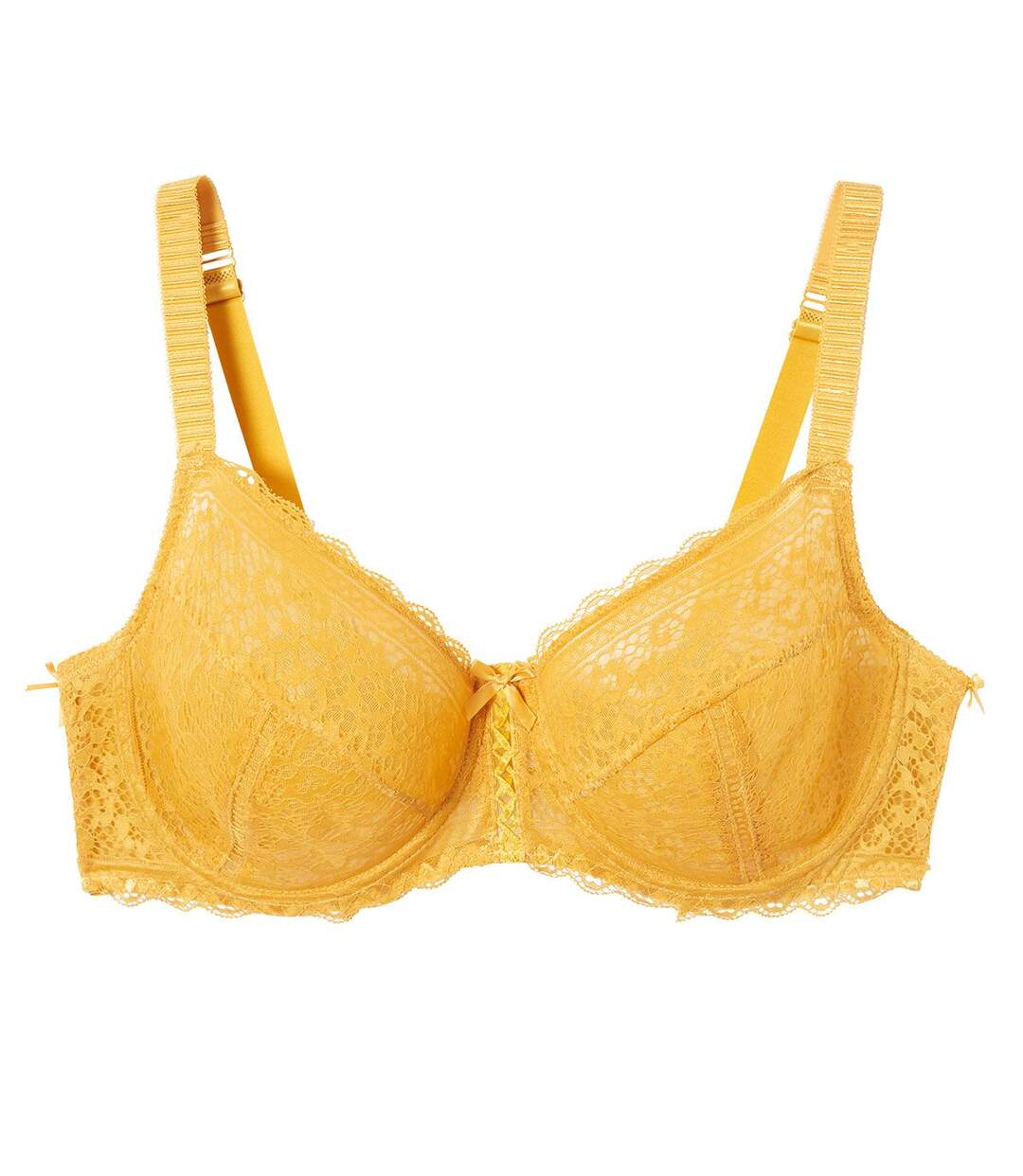 Soutien-gorge grand maintien jaune Elena