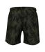 Mens Palm Swim Shorts Olive Urban Classics-2