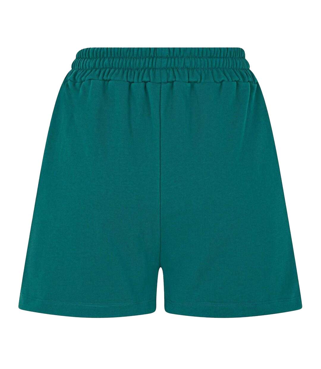 Womens/ladies Verdant Cotton Shorts Earth Green Red Run-2