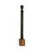 Statue Déco en Bois Kuru 160cm Noir-1