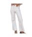 Jean flare blanc femme oraije elenette-1