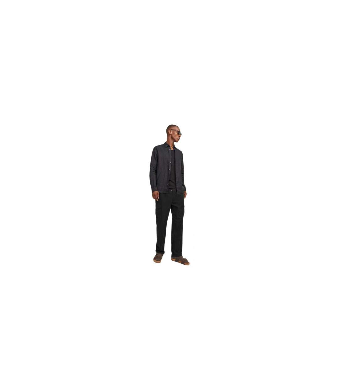 Pantalon À Poches Karl Combat Homme Noir Jack And Jones-1