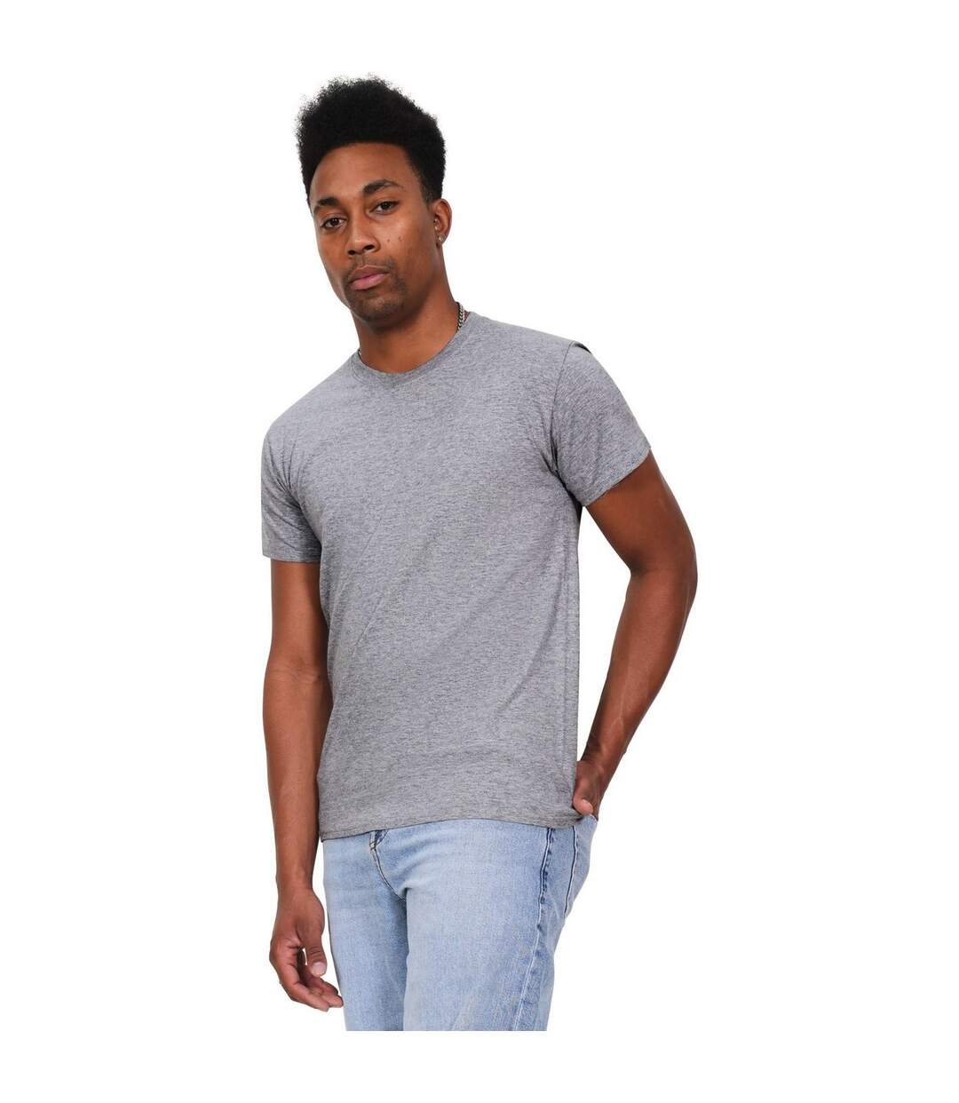 T-shirt adulte gris Casual Classics