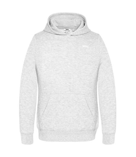Sweat À Capuche Homme Gris Chiné Slazenger